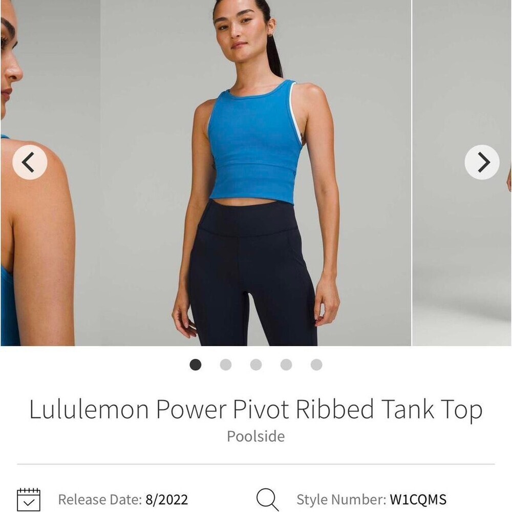 Lululemon Women's Blue Vest - Picture 4 of 4